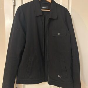 Frank & Oak Black Collar Jacket